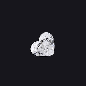 3,0 mm bis 6,0 mm Herzform Lab Grown Diamant für Ringe & Anhänger, kleine Herzform Paar Diamant für Ohrstecker als Jubiläumsgeschenk