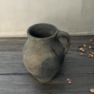 Vaso in terracotta turca fatto a mano, vaso per fiori in argilla, vaso decorativo vintage, vaso antico in terracotta, per la decorazione della casa