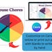 Rotating Chore Chart for Family/roommates. Customizable Canva Template ...