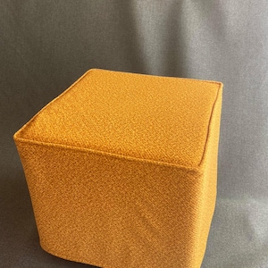 Boucle Ottoman Cover, Ottoman Slipcover, Ottoman Cover, Custom Footstol Cover, Footstol Cover, Pouf Cover, boucle Pouf Cover Square,