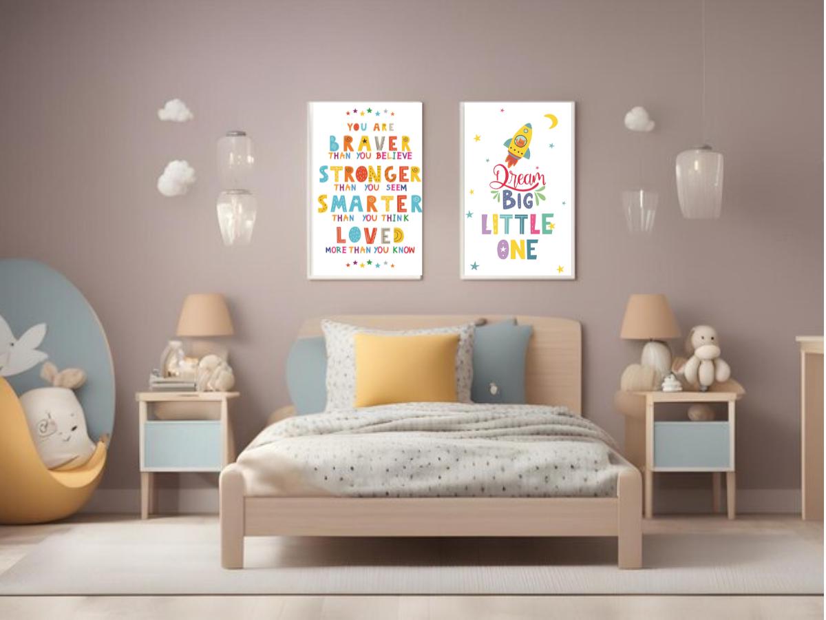 Inspirational Kids Printable Poster Set - Digital Download - Digital ...