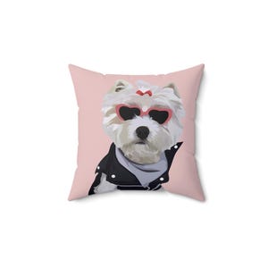 Imitation Design Spun Polyester Square Pillow Cover