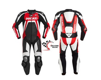 Ducati MotoGP Riding Motorbike Racing Leather Suit personalized gift for men and women