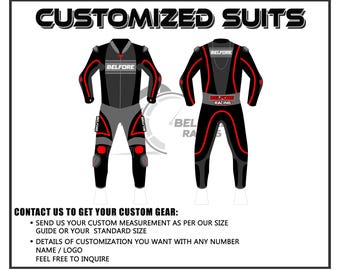 Motorbike Suit Biker Suits Motorbike Racing Suit Motorbike Gear Black Leather Race Suit Motorcycle Racing Suit