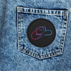 Bisexual Pride Patch - Embroidered Western Patch for Bi Pride Gift