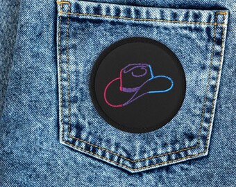 Bisexual Pride Patch - Embroidered Western Patch for Bi Pride Gift