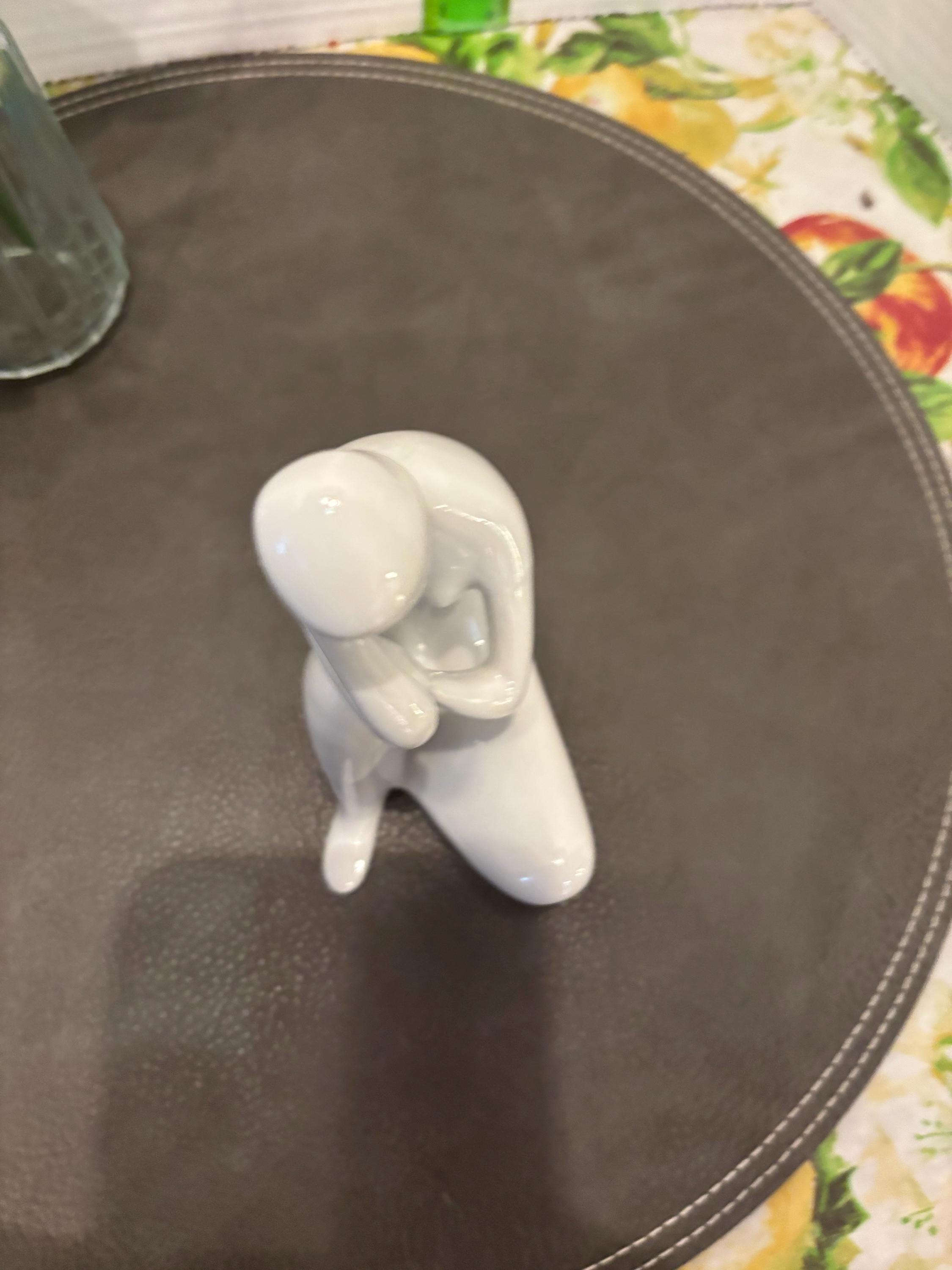 Vintage Royal Dux Jitka Forejtova, Czechoslovakia, All White