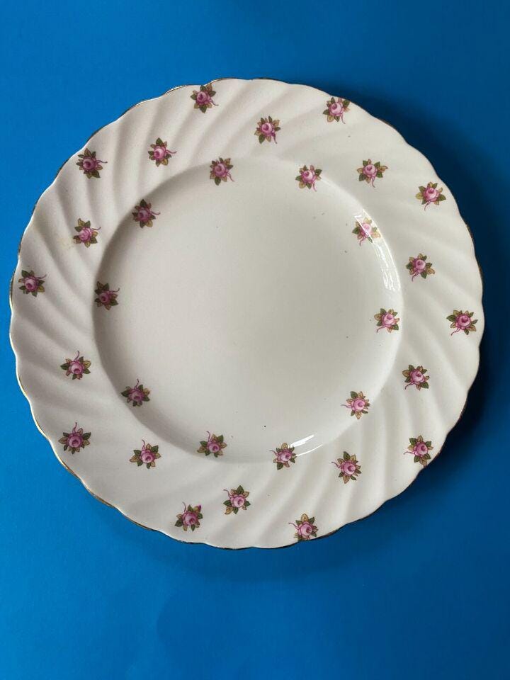 Aynsley Rosedale Bone China (salad and Bread Plates, Cup/saucer Sets ...