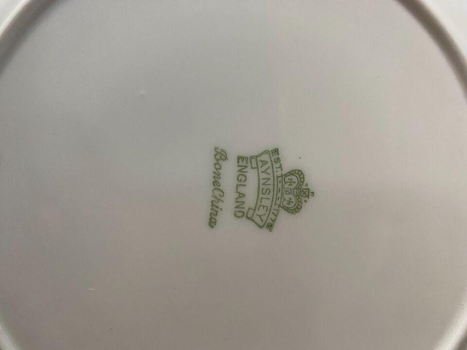 Aynsley Rosedale Bone China (salad and Bread Plates, Cup/saucer Sets ...
