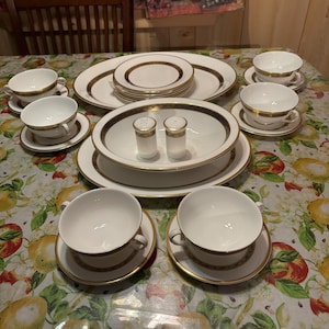 ロイヤルダルトン Royal Gold H.4980 ディナー皿4枚 Royal Doulton