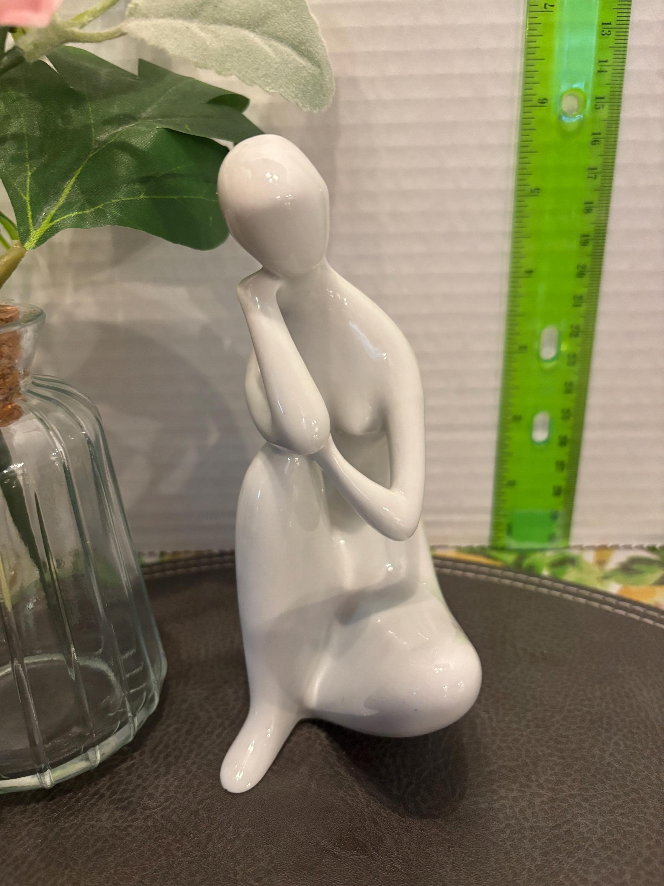 Vintage Royal Dux Jitka Forejtova, Czechoslovakia, All White