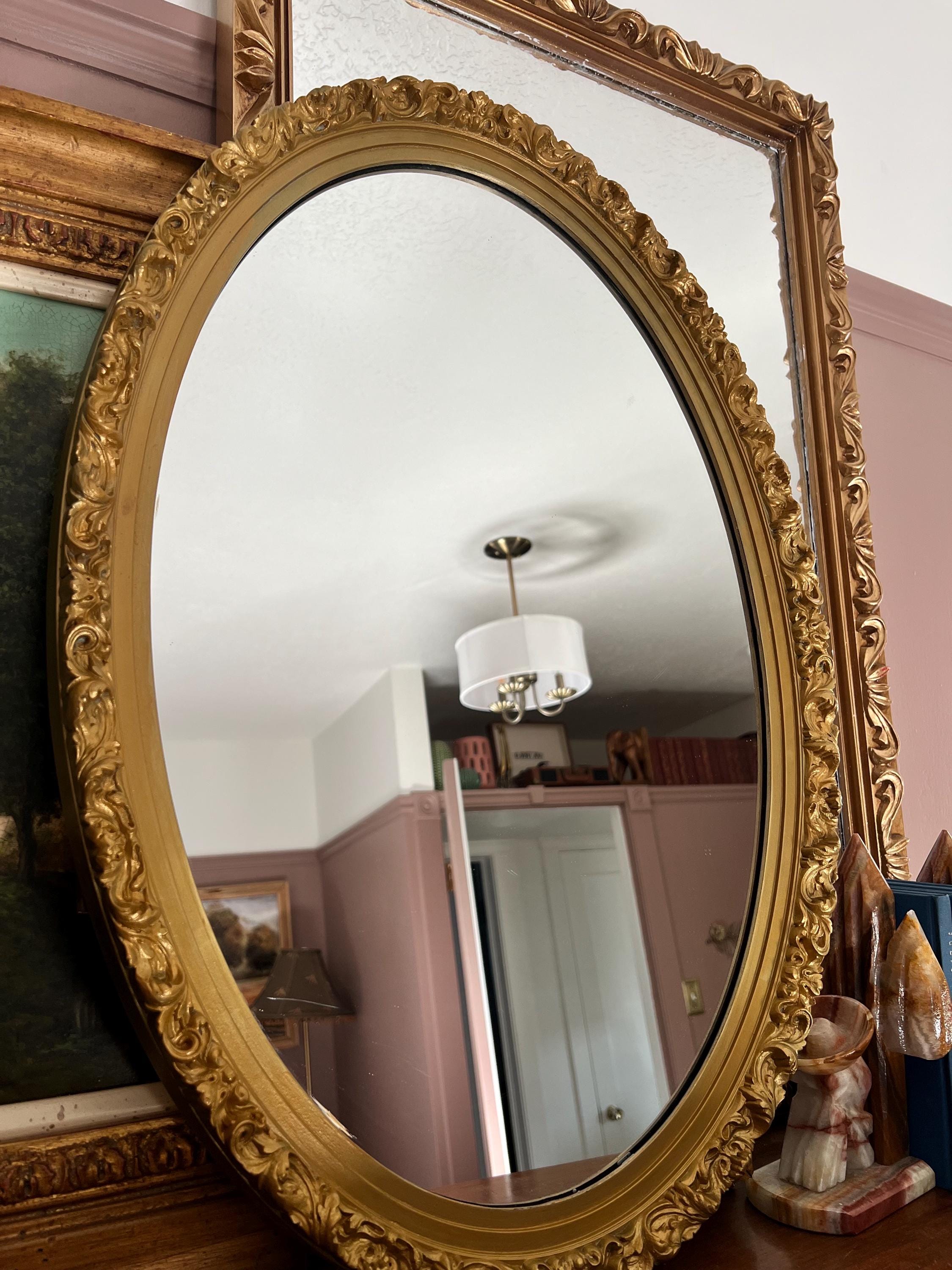 Vintage Gold Ornate Mirror - Etsy