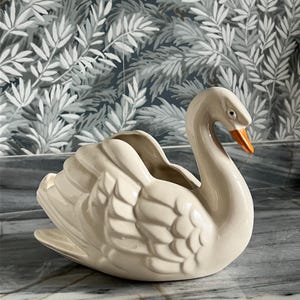 Vintage Ceramic Swan