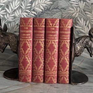Bronze Elk Bookends Pair