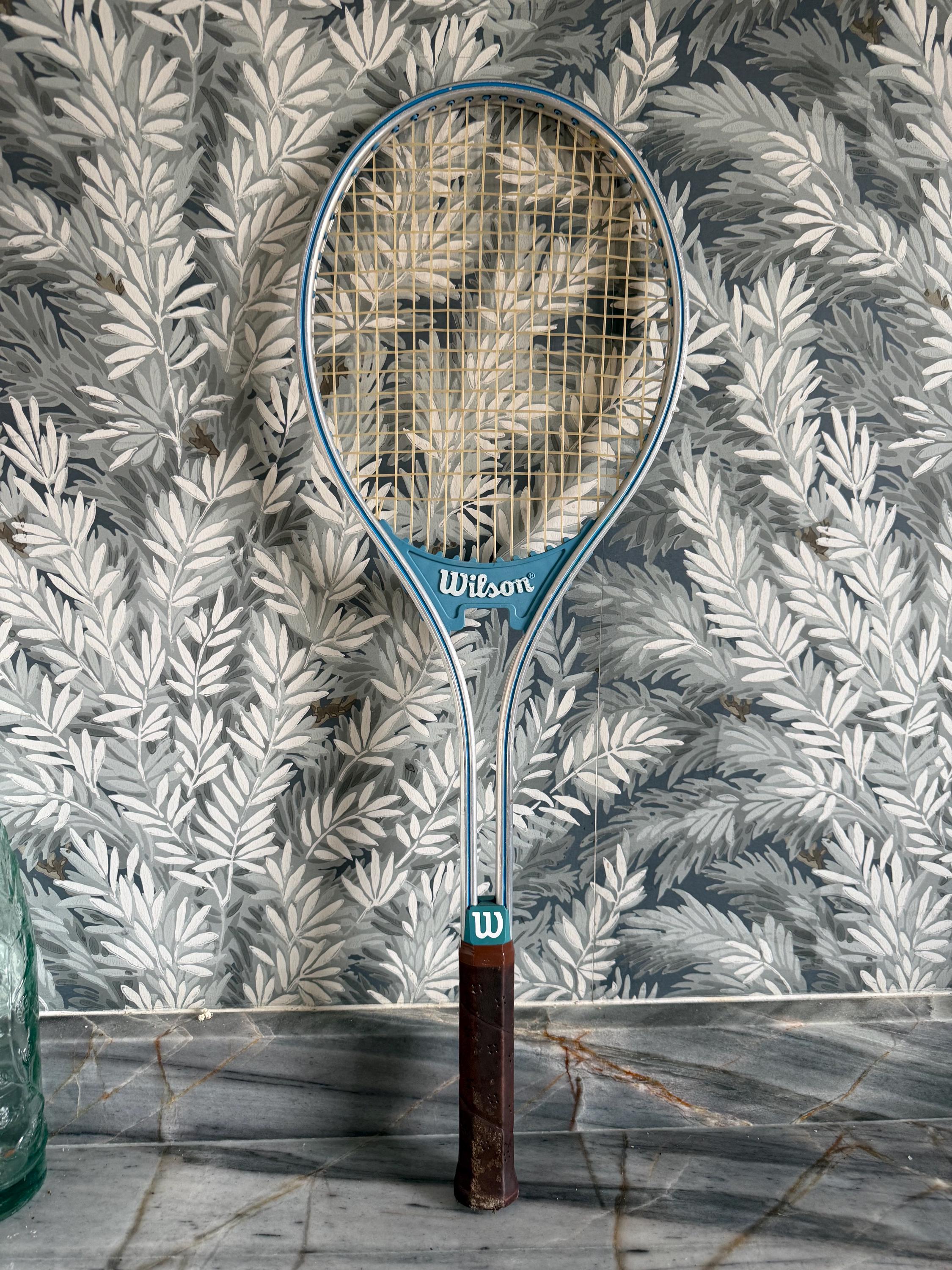 Raquette De Tennis Vintage Wilson Chris Evert - Bois - Bleue - Taille 4 1/4