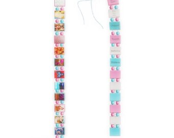 Fakemink X Bazo 1199.fm Pastel Beaded Bracelet Streetwear Y2k