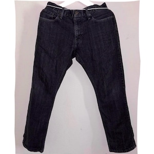 Mens Levis Black Jeans 34 X 30 Great Condition Fashion Stylish Gothic Raw Denim Jeans