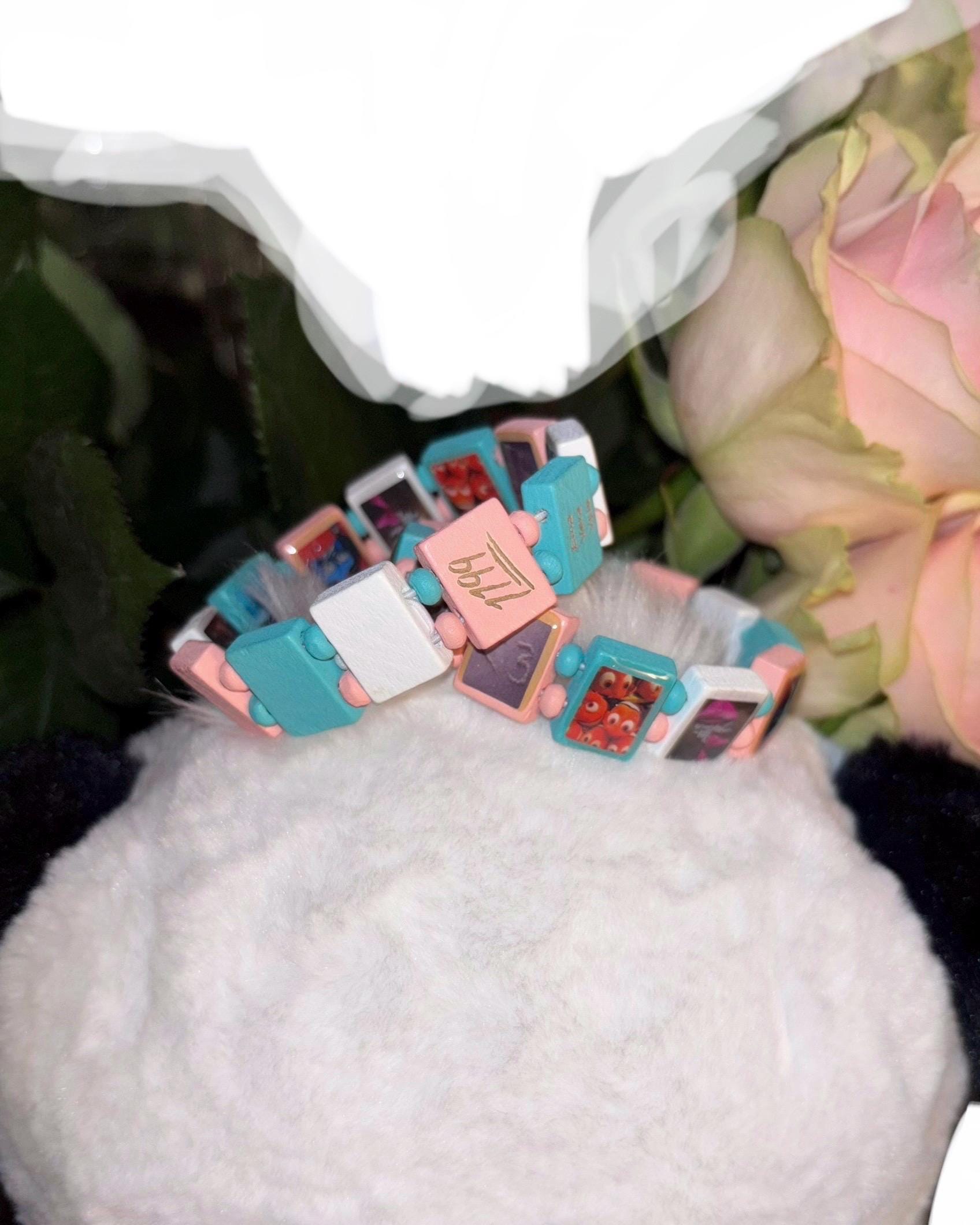 Fakemink X Bazo 1199.fm Pastel Beaded Bracelet Streetwear Y2k