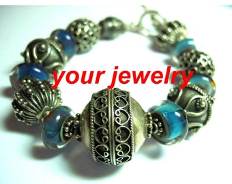 Art Glass Bali Bracelet