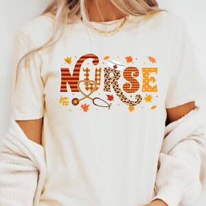 Fall Nurse Shirt Thanksgiving Shirt Gift For Nurse Nurse Shirt Nurse Fall Shirt Fall Nurse Gift Nursing Student T-Shirt Thanksgiving Gift
