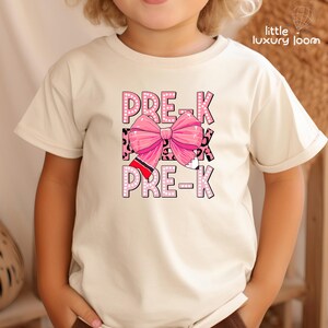 Pre-K Coquette Lápiz Camisa Regreso a la Escuela Camisa Primer Grado Camisa Preescolar Regalos Camisa Pre-K Personalizado Grado Personalizado Es Groovy Tee