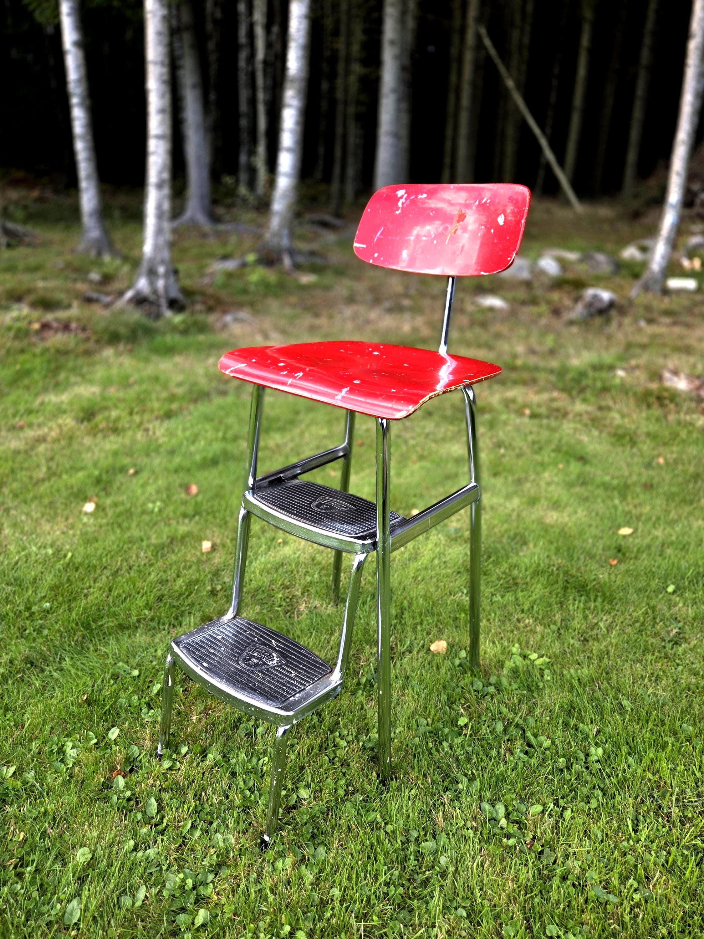 Cosco Vintage Step Stool Chair Canada