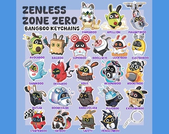 Llavero Bangboo de la Zona Cero de Zenless / Charm acrílico de doble cara