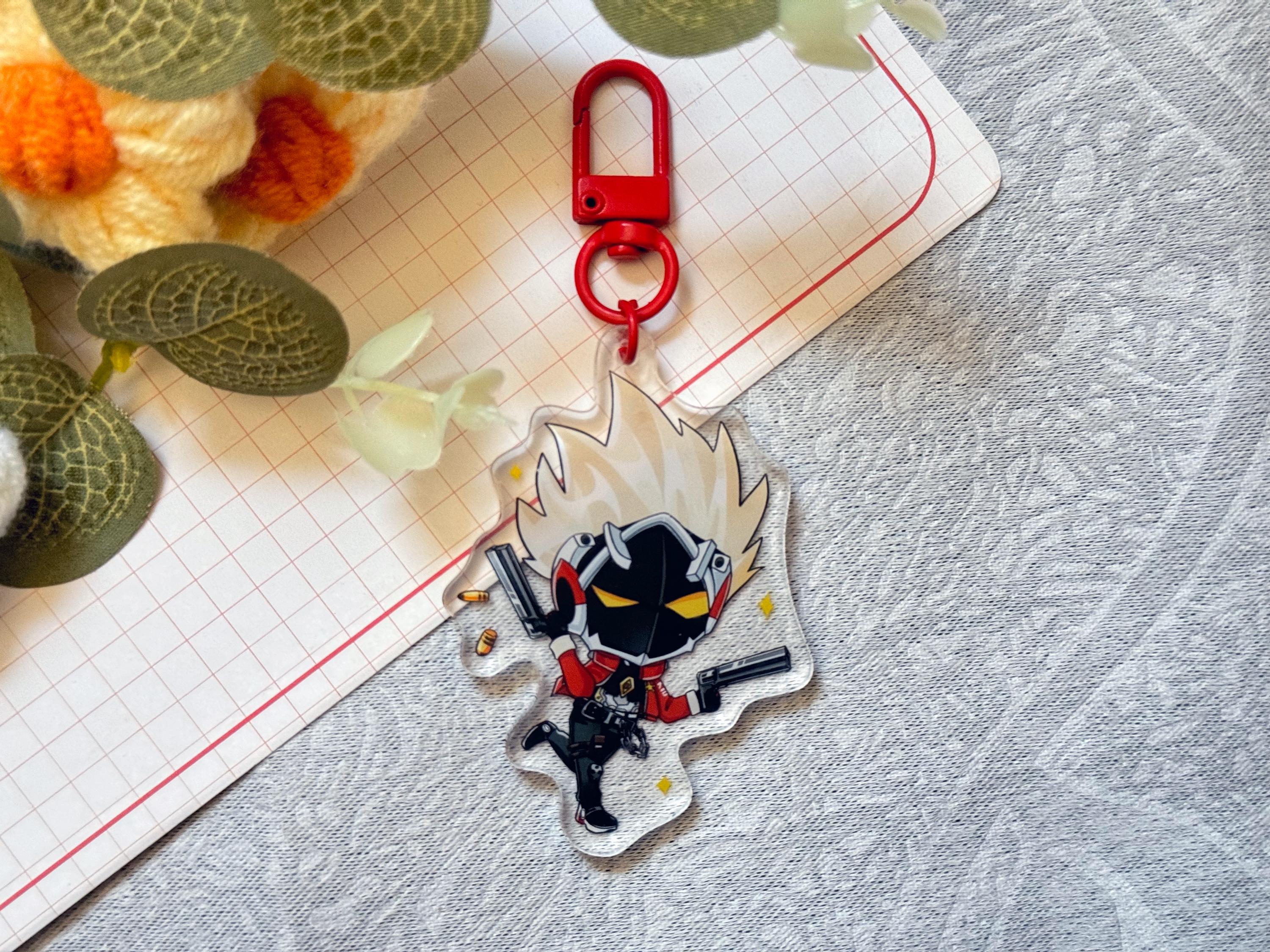 Zenless Zone Zero Agent Keychains | 6cm Double-sided Acrylic Charm ...