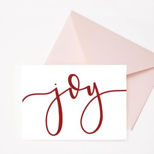 Joy Christmas Card