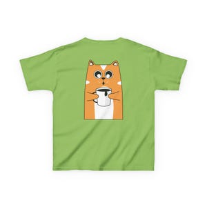 Whimsical Kids Tee featuring 'Decaf Club' Design, Fun Gift for Pet Lovers, Birthday Party Top, Cute Apparel, Children's Humor T-Shirt