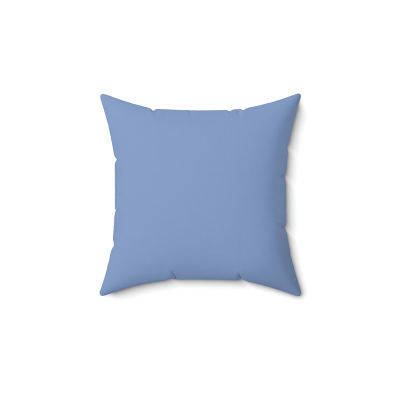 Faux Suede Square Pillow Periwinkle Powder image 1