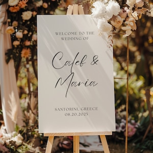 Wedding Welcome Sign, Minimalist Reception Sign, Modern Reception Sign, Reception Sign, Printable Wedding Signs, Editable Reception Template