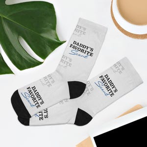 Daddy’s Favorite Scent Recycled Poly Socks / RPS004