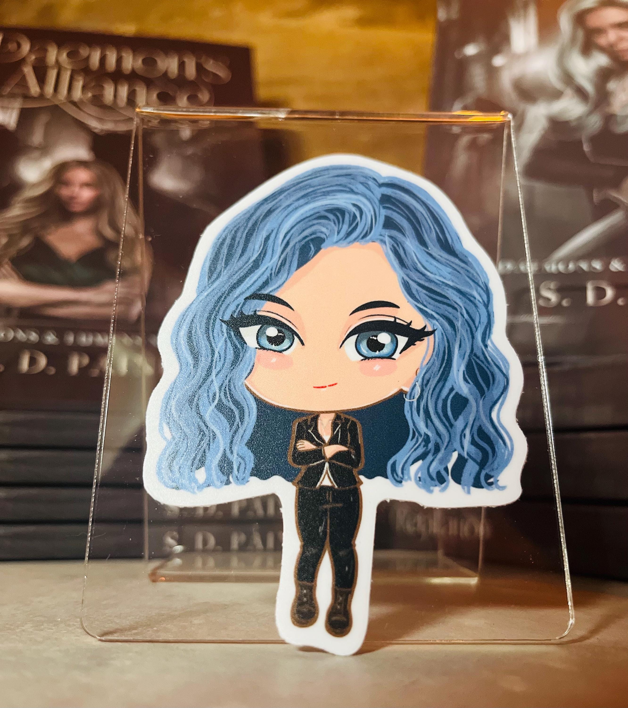 Chibi Style Vinyl Sticker - Etsy