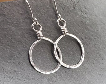 Sterling Silver Hoop Earrings Extra Small Hoop Earrings  Eco Friendly Jewelry Tiny Hoops Gifts for Her Gift