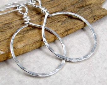 Small Hoop Earrings Sterling Silver Hoops Sterling Hoops Eco Friendly Jewelry Gifts for Her Gift