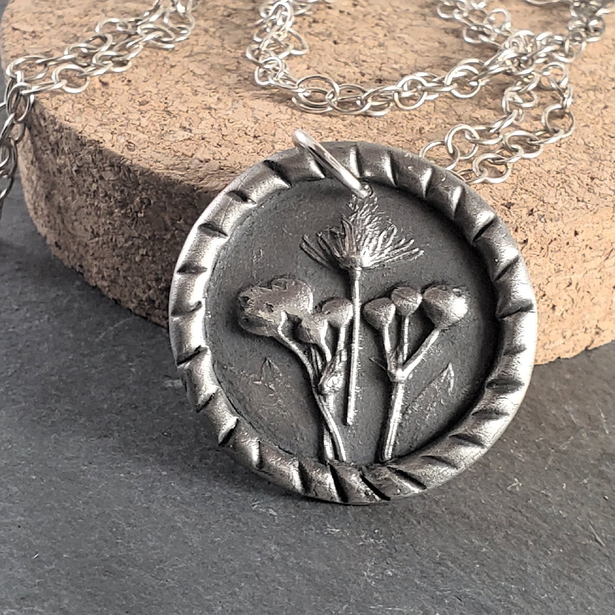 Botanical Pendant Minnesota Native Plant Pendant Sterling Silver Necklace  Wild Clematis Pendant Gift for Nature Lover PMC Jewelry - Etsy