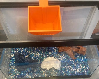 Easy Aquarium Water Refill Tool: Gentle Diffuser for Gravel and Decorations