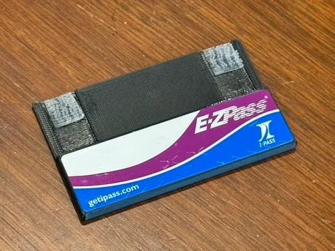Durable Ipass/Ezpass Toll Tag Mounting Plate with Velcro for Windshield