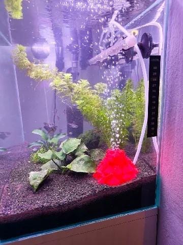 Fish tank volcano hot sale