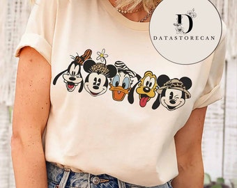 Mickey & friends Animal Kingdom shirt, Leopard Mickey Disney Animal Kingdom Tee, Safari mode Let's get Wild shirts, WDW Family adventure Tee
