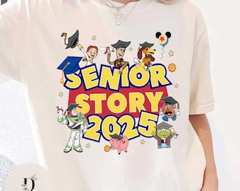 Toy Story Disney Graduate 2025 2026 2027 shirt, Senior Story Grad nite group matching shirts, WDW Disneyland Graduation shirt, Gift for Grad