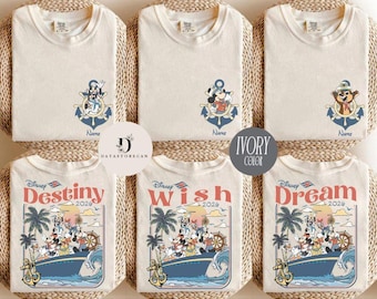 All characters Disney Cruise Line Mickey & friends Family shirt, Disney Magic Wonder Fantasy Wish Destiny Adventure Tee