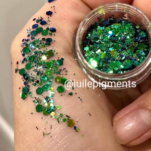Y12G YnG Colorshift Chameleon Chunky Glitter Nail Cosmetic DIY Resin Epoxy Art Craft