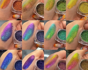 No.183-194 set Vivid Chrome Colorshift Chameleon Pigment for Nail Cosmetic DIY Resin Epoxy Art Craft