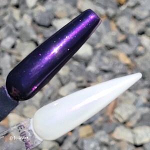Fairy Violet Colorshift Chameleon Glittery Pigment for Nail Cosmetic DIY Resin Epoxy Art Craft