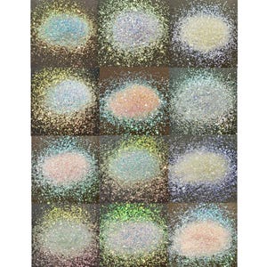 DBG - Juego de 12 purpurina camaleónica con cambio de color para uñas, cosmética, bricolaje, resina epoxi, arte y manualidades