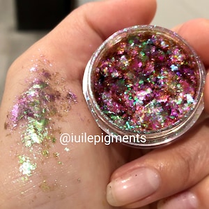 CT6 0.4g Chrome Colorshift (Chameleon) Flake Pigment - Cosmetic, Nail, Resin, Epoxy, DIY Art
