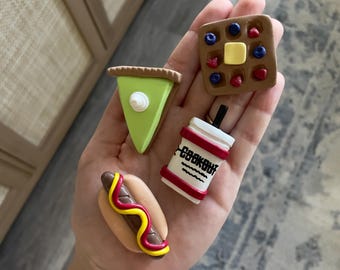 Handmade Clay Refrigerator Magnets | Foodie Collection