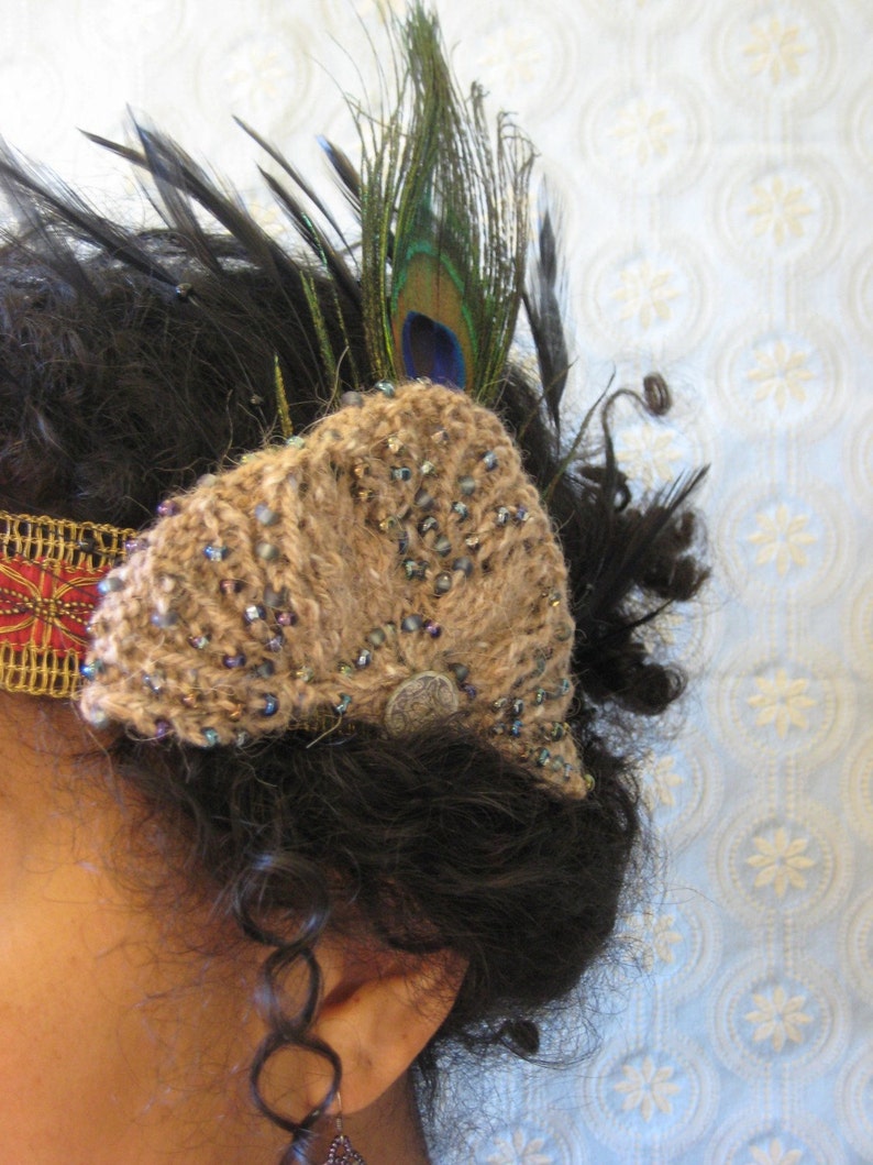 Art Nouveau Headband PDF Knitting Pattern Etsy